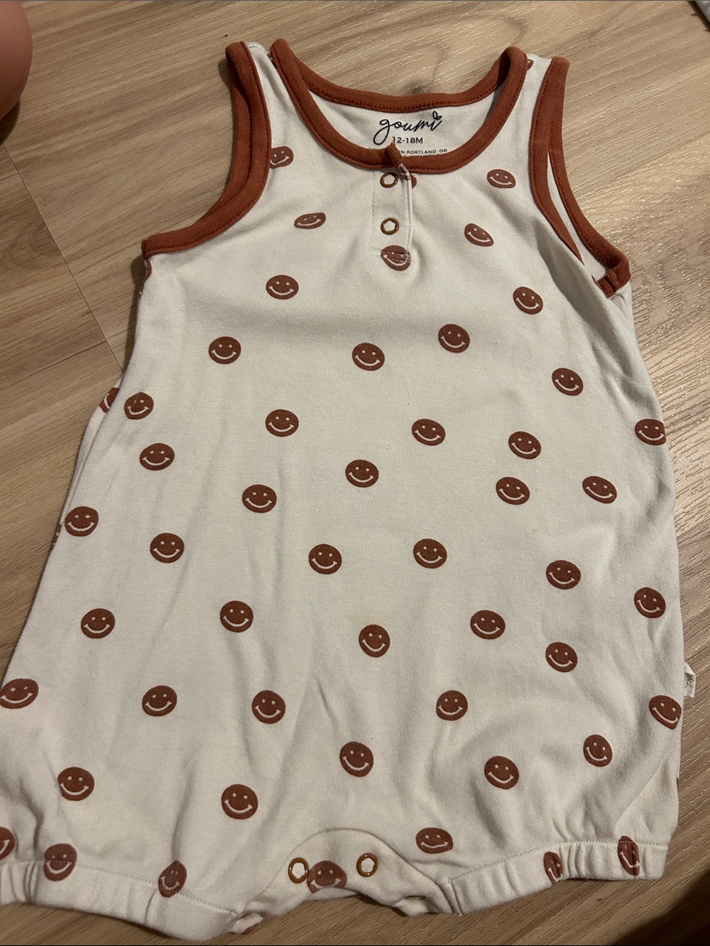 Goumi Dot Tank Romper
